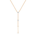 Колье из красного золота с бриллиантами