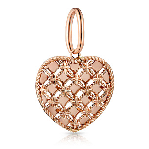 Подвеска из красного золота