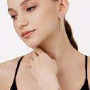 Серьги из красного золота с бриллиантами