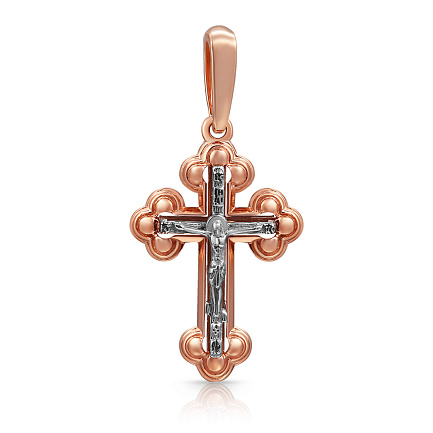 Крест из красного золота