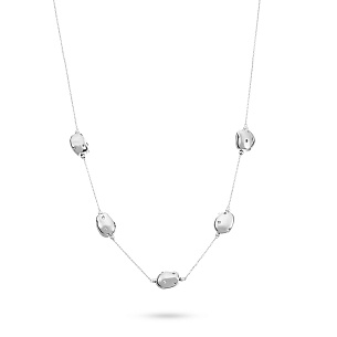 Колье из серебра с цирконием