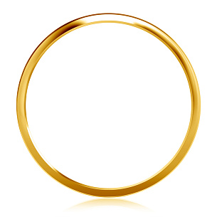 Кольцо обручальное из желтого золота