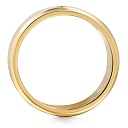 Кольцо обручальное из желтого золота с бриллиантом