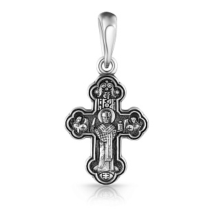 Распятие из серебра с золочением