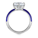 Кольцо из серебра с эмалью