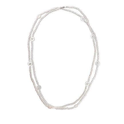 Колье из серебра