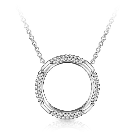 Колье из серебра