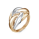 Кольцо из красного золота с бриллиантами