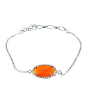 Браслет декоративный из серебра