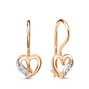 Серьги детские с французским замком