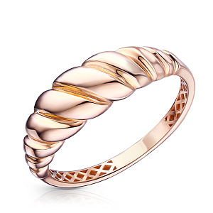 Кольцо из красного золота