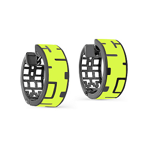 Серьги с английским замком из серебра