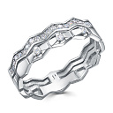 Кольцо из платины с бриллиантами