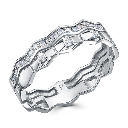 Кольцо из платины с бриллиантами