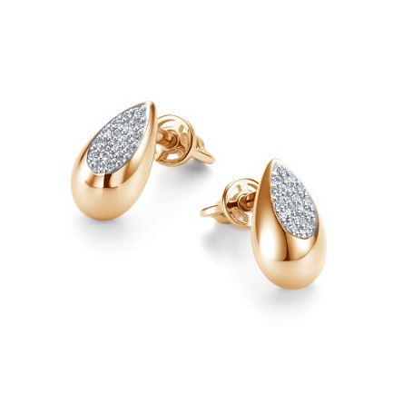 Серьги Пусеты