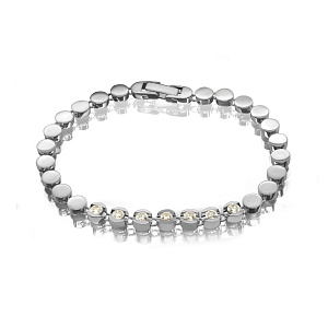 Браслет из белого золота с бриллиантами