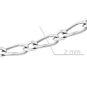 Браслет автомат из серебра, плетение панцирное