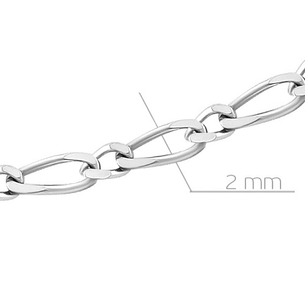 Браслет автомат из серебра, плетение панцирное