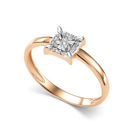 Кольцо из красного золота