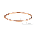 Браслет декоративный из красного золота