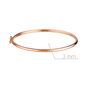 Браслет декоративный из красного золота