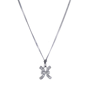 Зодиак из белого золота с бриллиантами