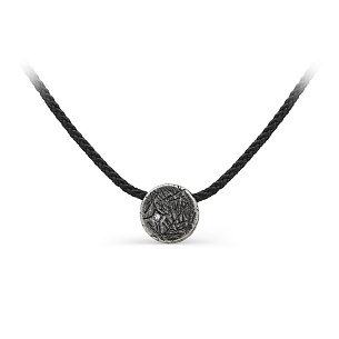 Колье из серебра с бриллиантом