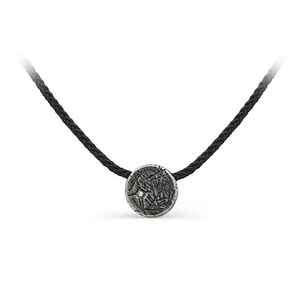 Колье из серебра с бриллиантом