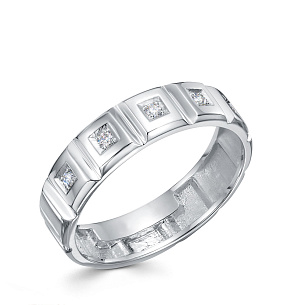 Кольцо из платины с бриллиантом