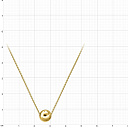 Колье из желтого золота