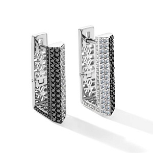 Серьги с английским замком 25842-213