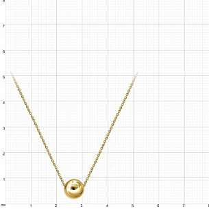 Колье из желтого золота