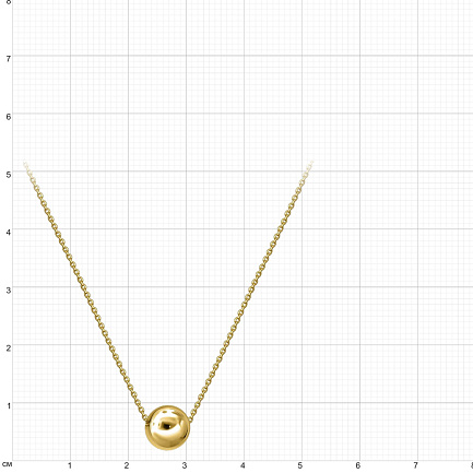 Колье из желтого золота