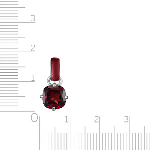 Подвеска из серебра с эмалью