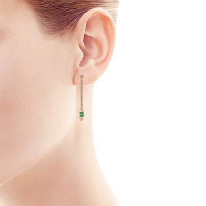 Серьги Пусеты