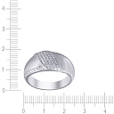 Кольцо из серебра с фианитом