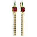 Серьги с английским замком из серебра с алпанитами