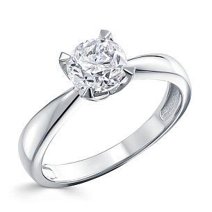 Кольцо из белого золота