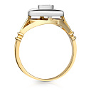 Кольцо из желтого золота с бриллиантом