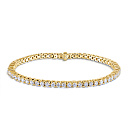 Браслет декоративный из желтого золота