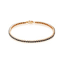 Браслет из красного золота с бриллиантами