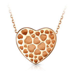 Колье из красного золота