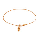 Браслет на ногу декоративный из красного золота