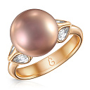 Кольцо из золота с жемчугом