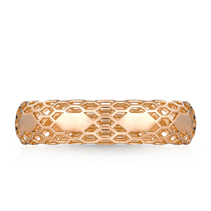 Кольцо из красного золота