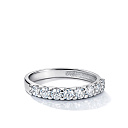 Кольцо из белого золота с бриллиантами