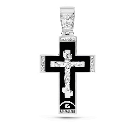 Подвеска из серебра с фианитами