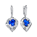 Серьги с английским замком из серебра