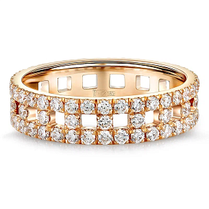 Кольцо из золота с бриллиантом