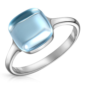 Кольцо из белого золота